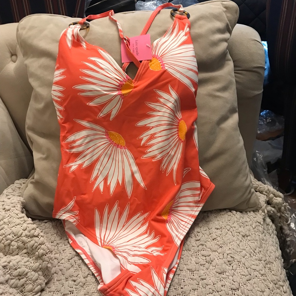 Floral Orange Women's Swimsuit